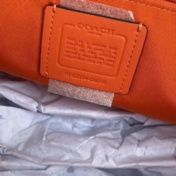 Coach Brown Tote with Black Accents - Picture 4 of 7